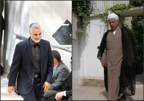 سردار سلیمانی و هاشمی رفسنجانی