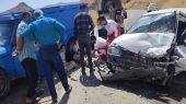 عملیات امدادرسانی هلال‌ احمر مازندران در محل تصادف محور هراز
