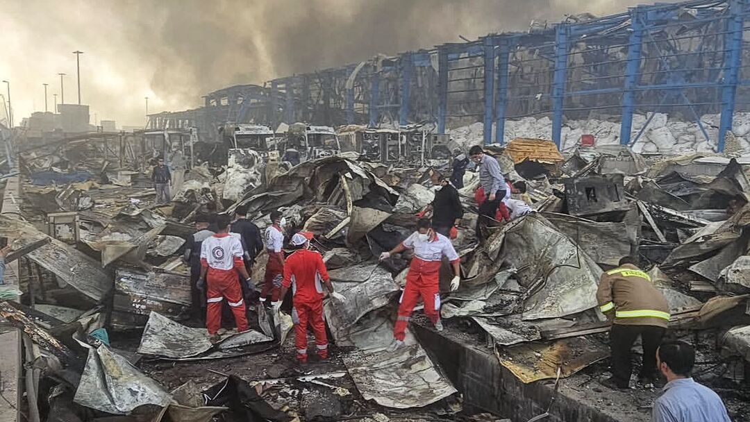 انفجار بندر شهید رجایی هرمزگان