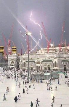 سقوط مرگبار جرثقیل در مسجدالحرام + تصاویر