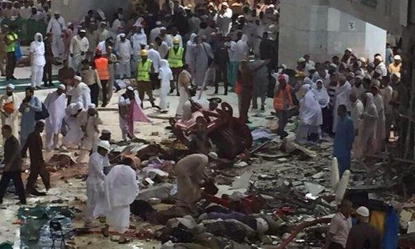 سقوط مرگبار جرثقیل در مسجدالحرام + تصاویر