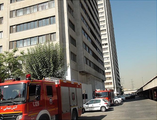 مانور آتش نشانان در برج های مسکونی