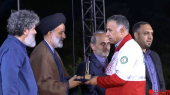 تقدیر از مدیرعامل و عوامل عملیاتی هلال‌احمر تهران در یادواره شهدای لاله‌خیز