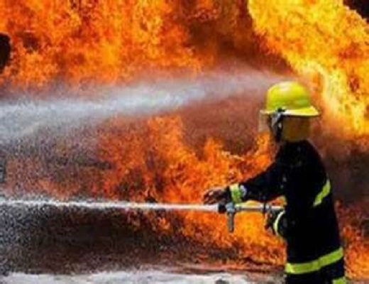 آتش سوزی انبار کالا در تهران