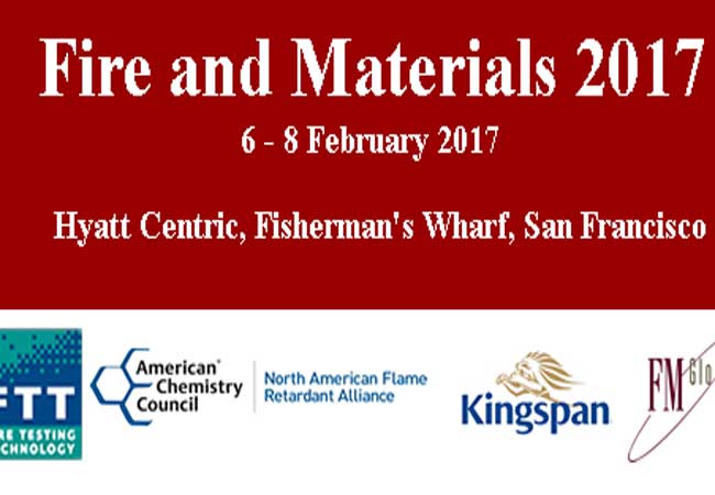 برگزاری همایش حریق و مواد ۲۰۱۷ Fire and Materials