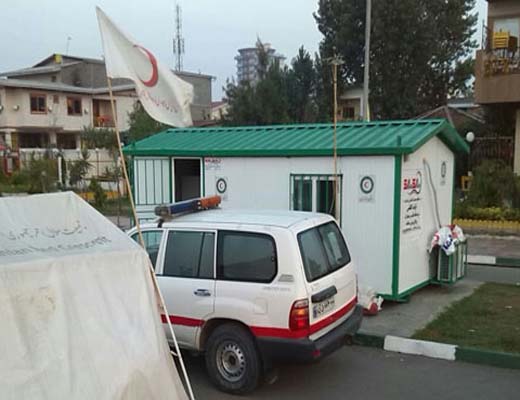 فعالیت 17 پایگاه امداد و نجات بوشهر در کانکس