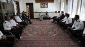 دیدار آتشنشانان زاهدان با آیتالله محامی