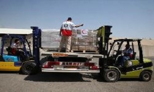 محموله بشر دوستانه هلال احمر